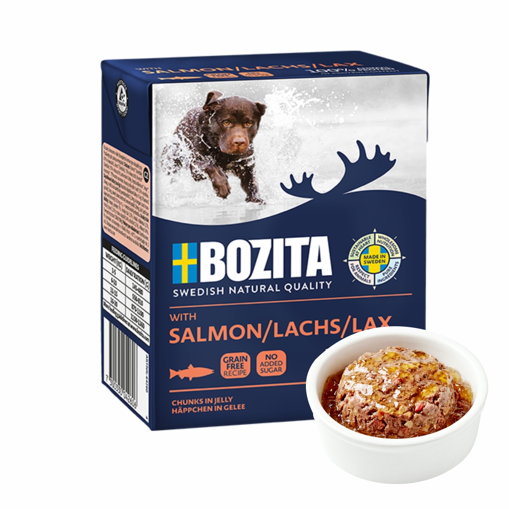Karma Bozita łosoś w galarecie dla psa 370g mokra